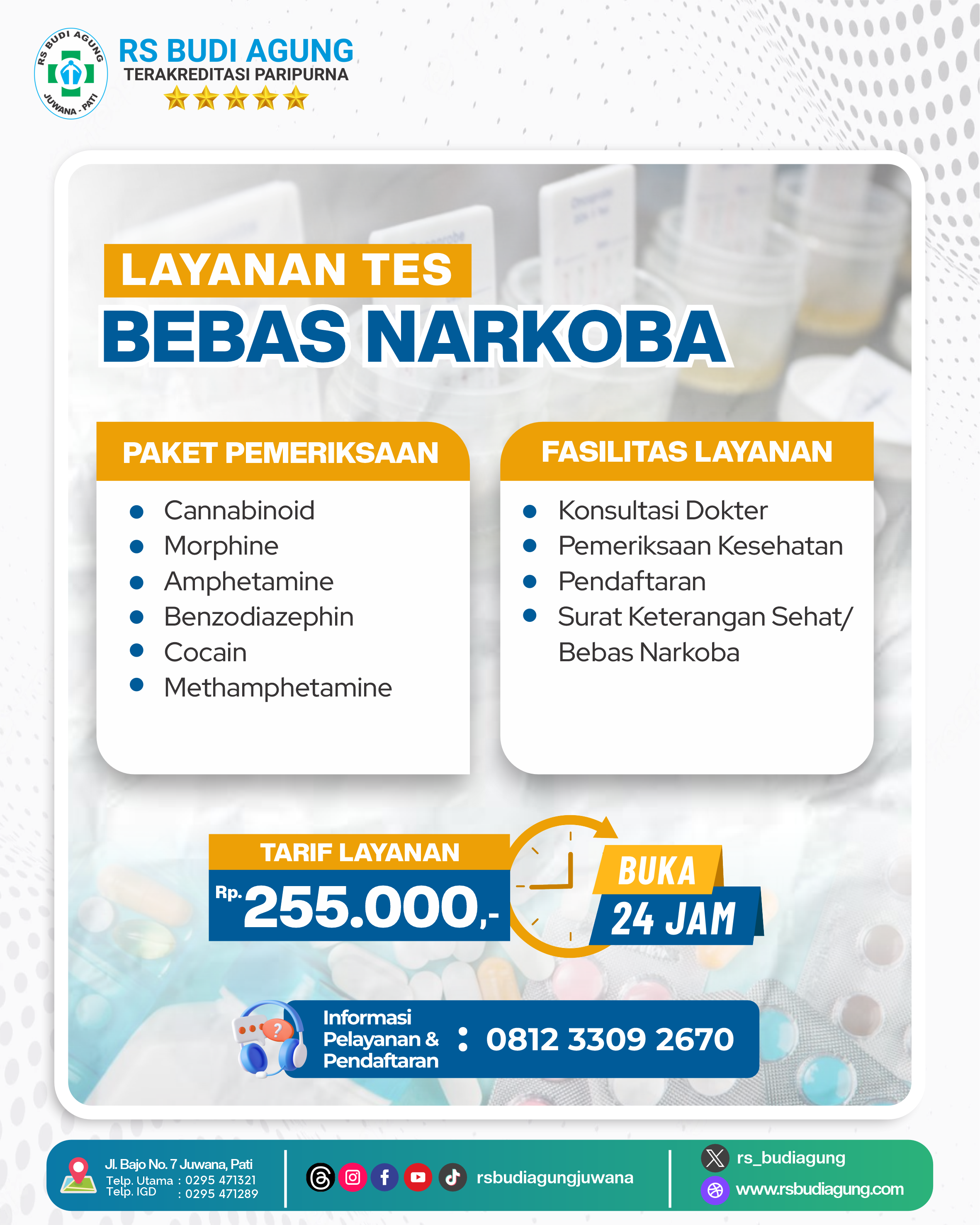 Layanan Tes Bebas Narkoba